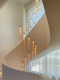 Thumbnail for The majestic celestial crystal cascade chandelier, a vision of multi-layered, radiant brilliance.