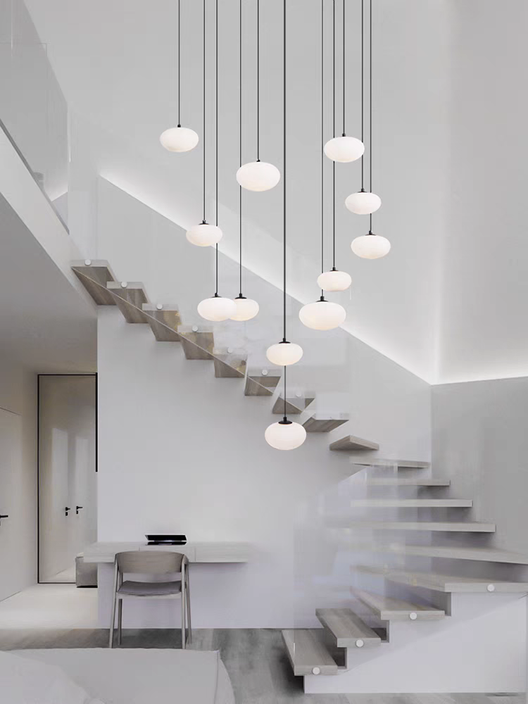 The chandelier in a stylish living room, demonstrating its versatile elegance.