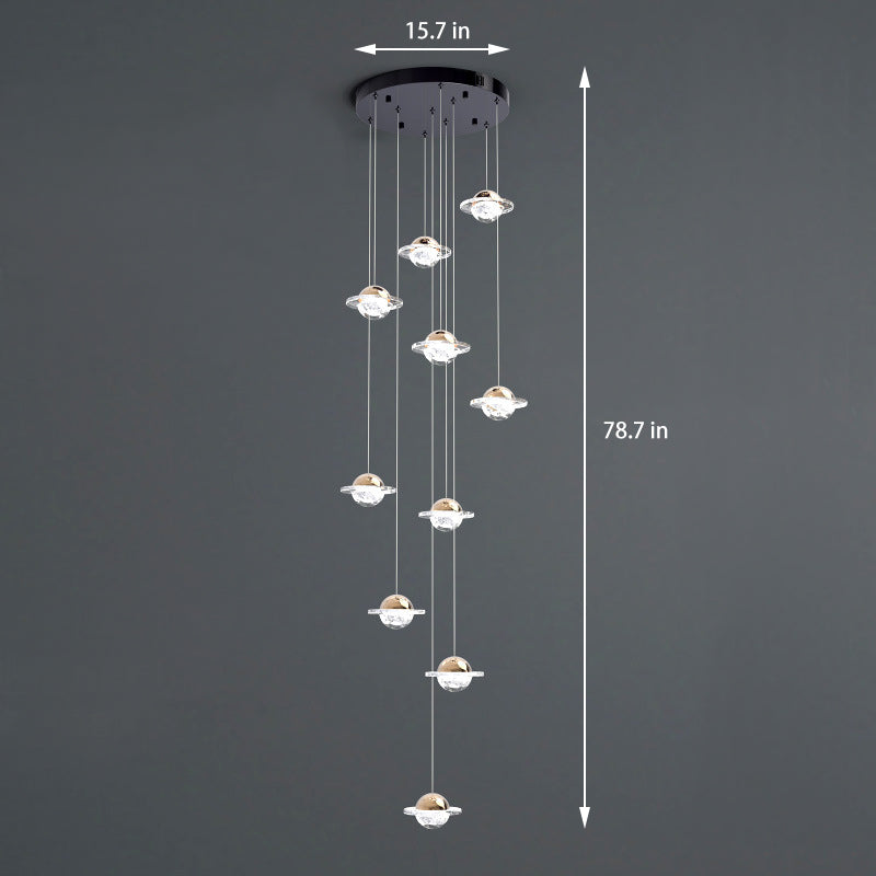 Multi-Light Glass Pendant