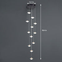 Thumbnail for Multi-Light Glass Pendant