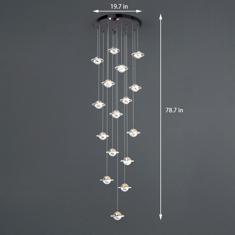 Multi-Light Glass Pendant