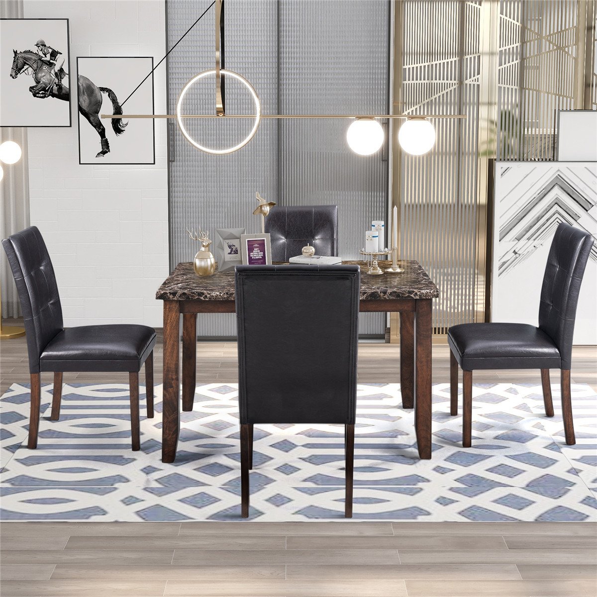 5-Piece Dining Set Table