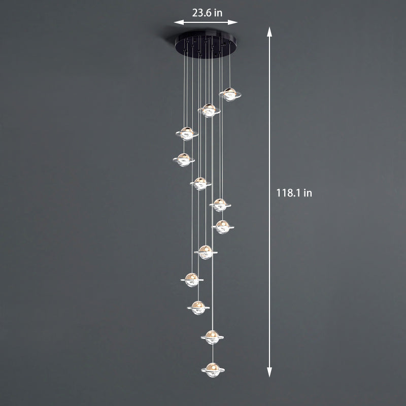 Multi-Light Glass Pendant