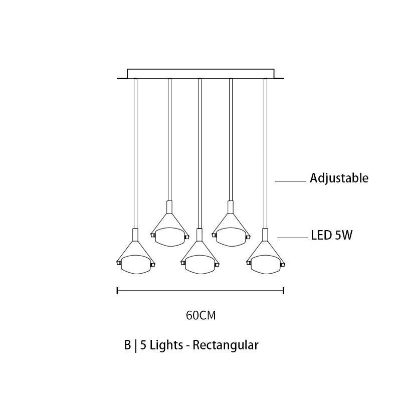 Angel Crystal Pendant Light | Staircase LED | Aurorae
