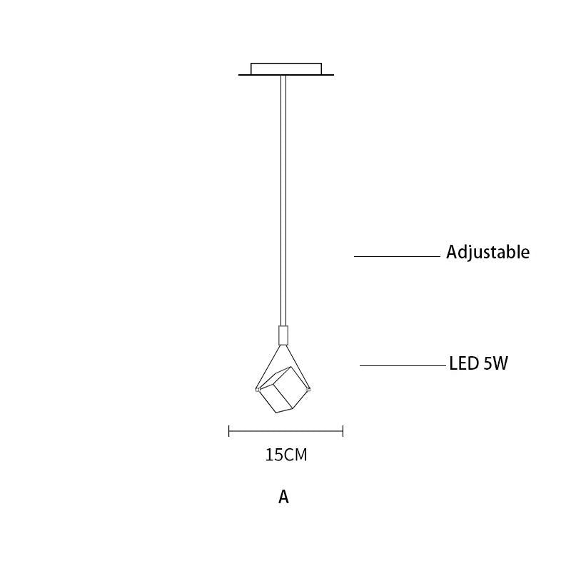 Angel Crystal Pendant Light | Staircase LED | Aurorae