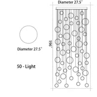 Thumbnail for Asymmetrical LED Chandelier