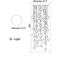 Thumbnail for Asymmetrical LED Chandelier