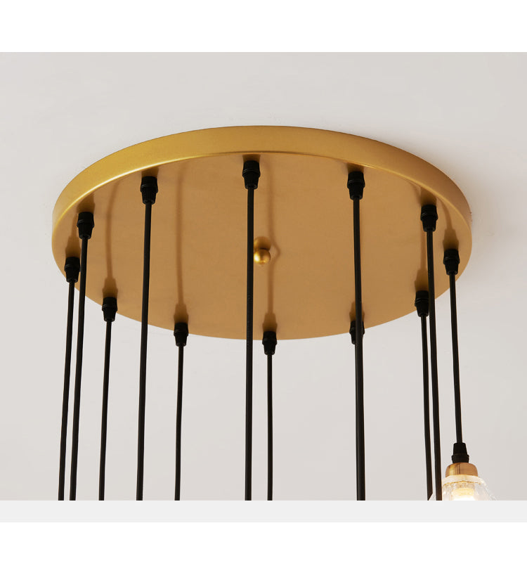 Chandelier stairs