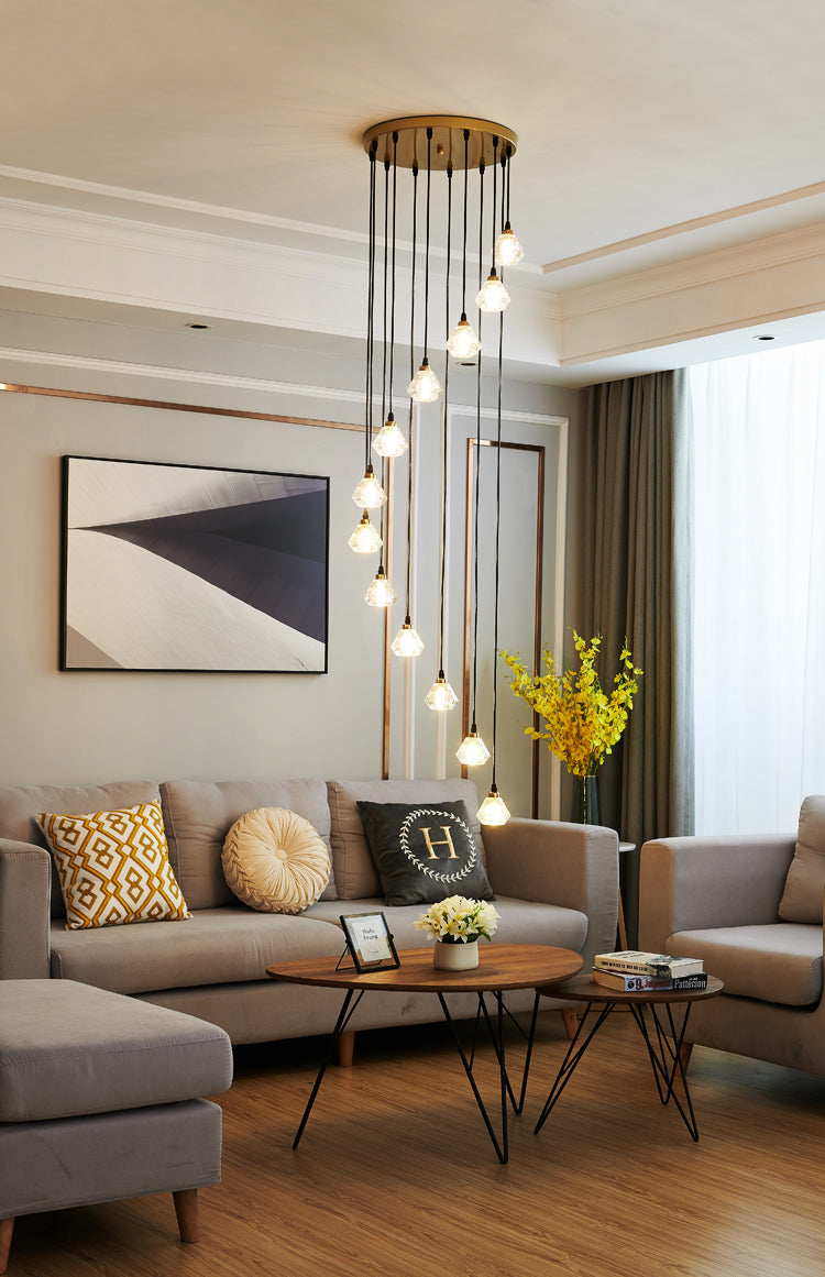 Modern foyer lighting
