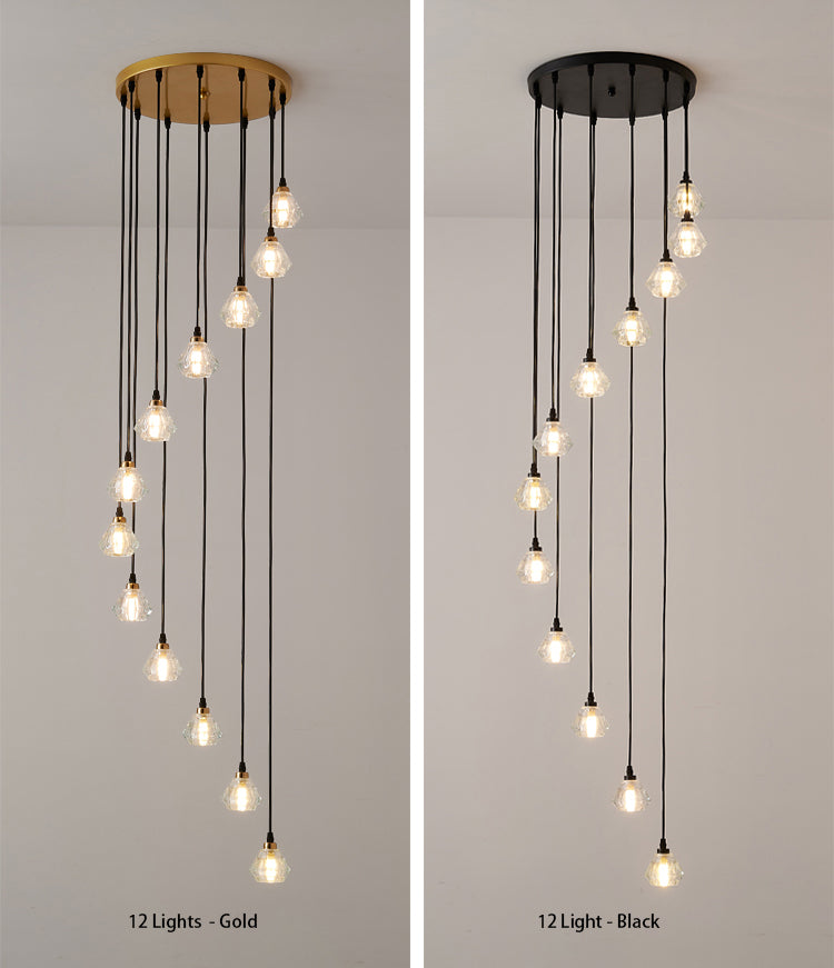 Modern staircase lighting