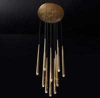 Thumbnail for Brushed Brass Round Chandelier