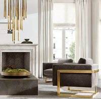 Thumbnail for Brushed Brass Round Chandelier