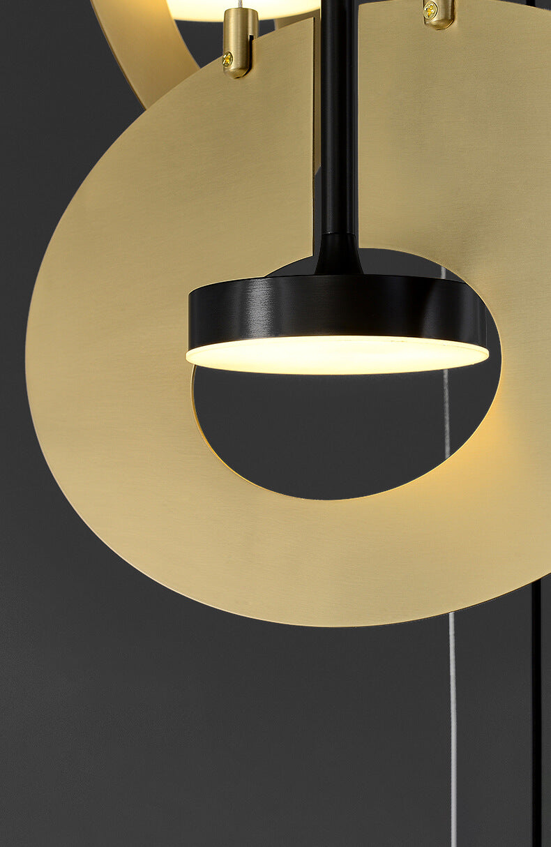 Grand Brass Chandelier | Extra Large Staircase LED | Aurorae