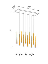 Thumbnail for Brushed Brass Round Chandelier