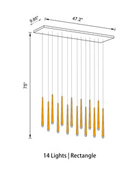 Thumbnail for Brushed Brass Round Chandelier