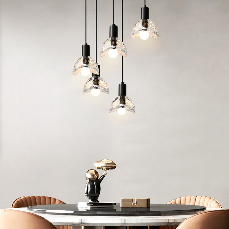 Cluster Glass Chandelier | Hand-Blown LED | Aurorae