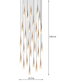 Thumbnail for Cluster Iceberg Chandelier