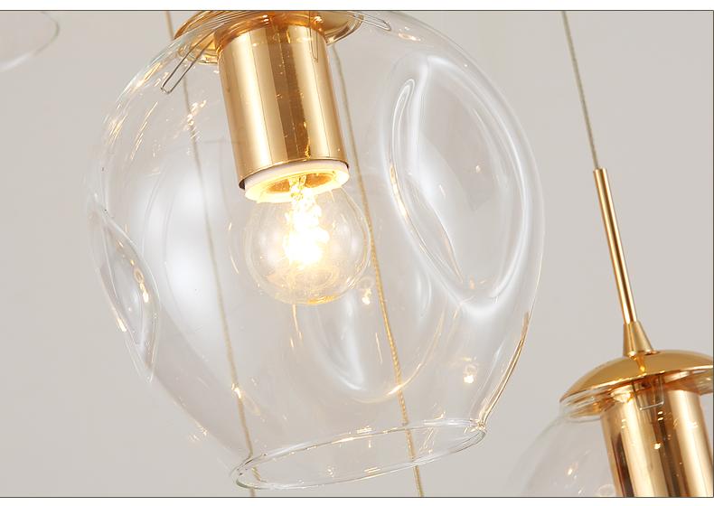 glass pendant lights for kitchen