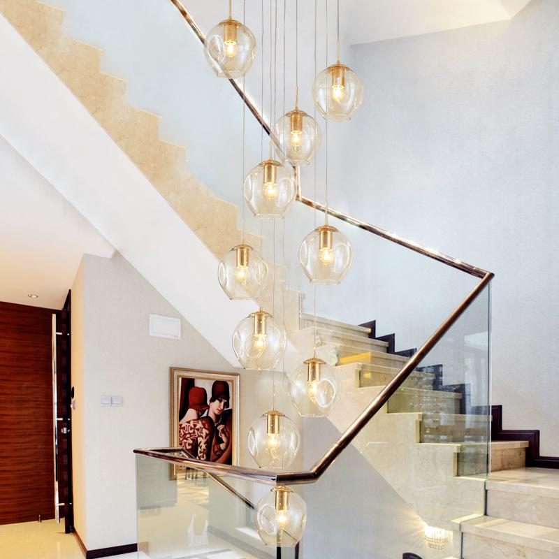 modern 2 story chandelier