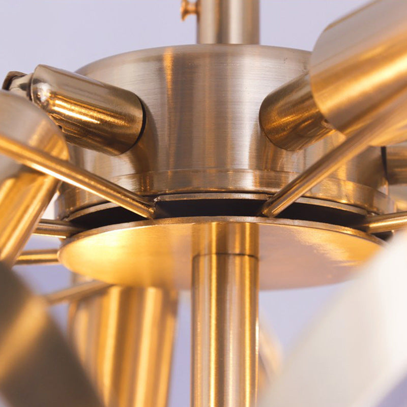 Creative Decoration Glass Chandelier | Brass LED | Aurorae