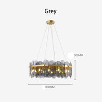 Thumbnail for Crystal Glass Chandelier Lighting