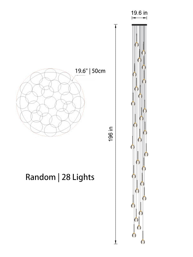 Ethereal Cascade sculptural crystal pendant light enhancing a modern living room ambiance.