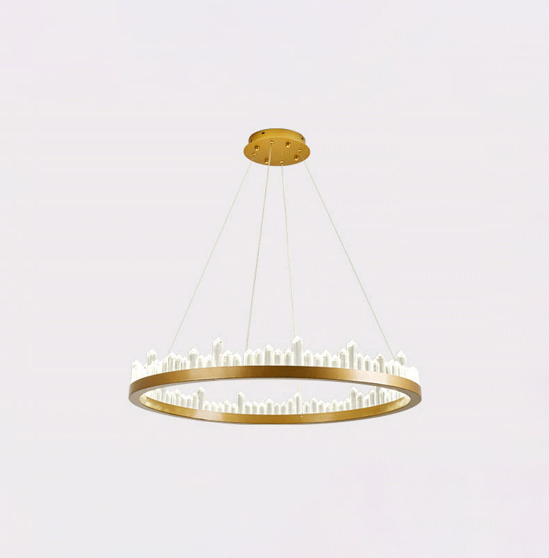 Modern Crystal Polygonal Chandelier | Geometric LED | Aurorae