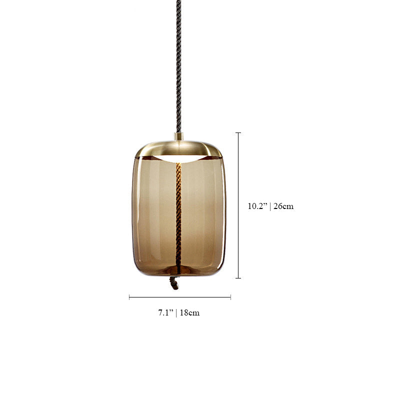 Art Glass Pendant Light | Modern Mini LED | Aurorae