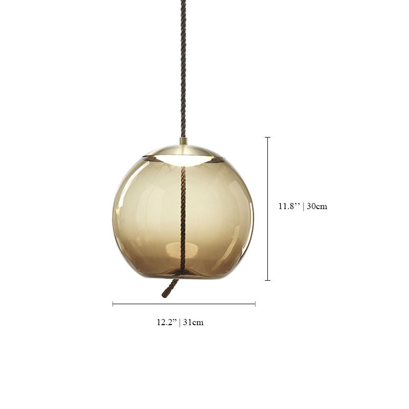 Art Glass Pendant Light | Modern Mini LED | Aurorae