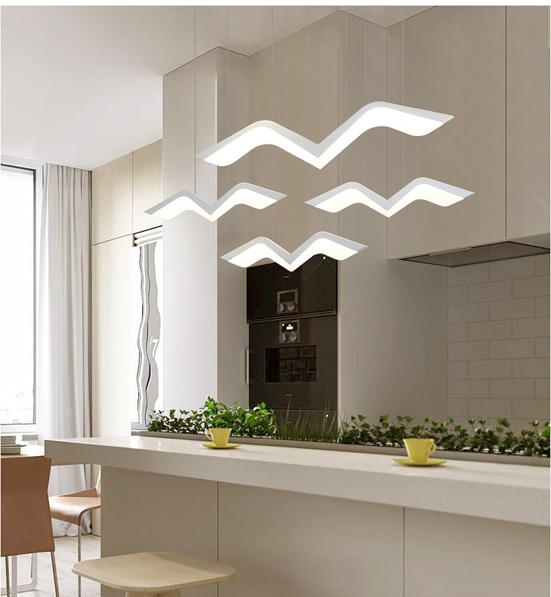 Freedom Petrel LED Chandelier | Modern Wing | Aurorae