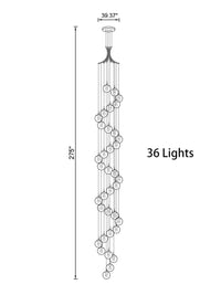 Thumbnail for Glass Ball Pendant Light in Cognac