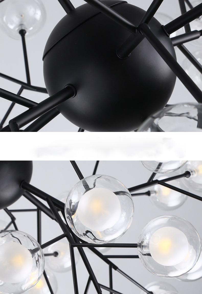Glass Bubble Ball Tree Light | LED Branch | Aurorae