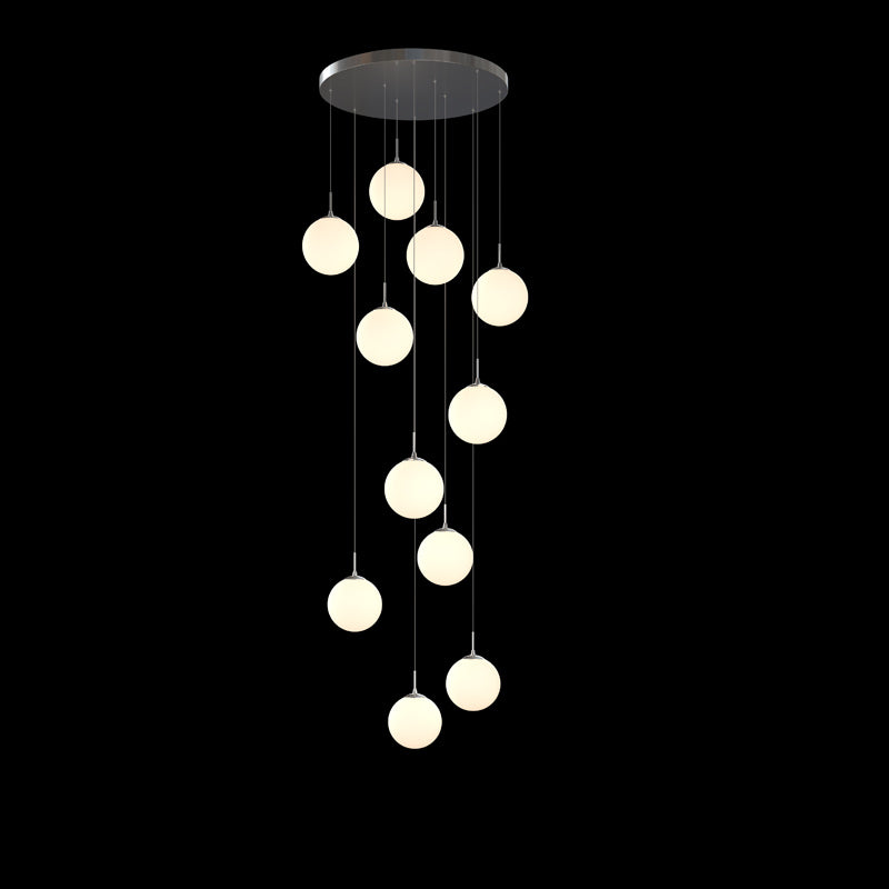 Modern chandelier foyer