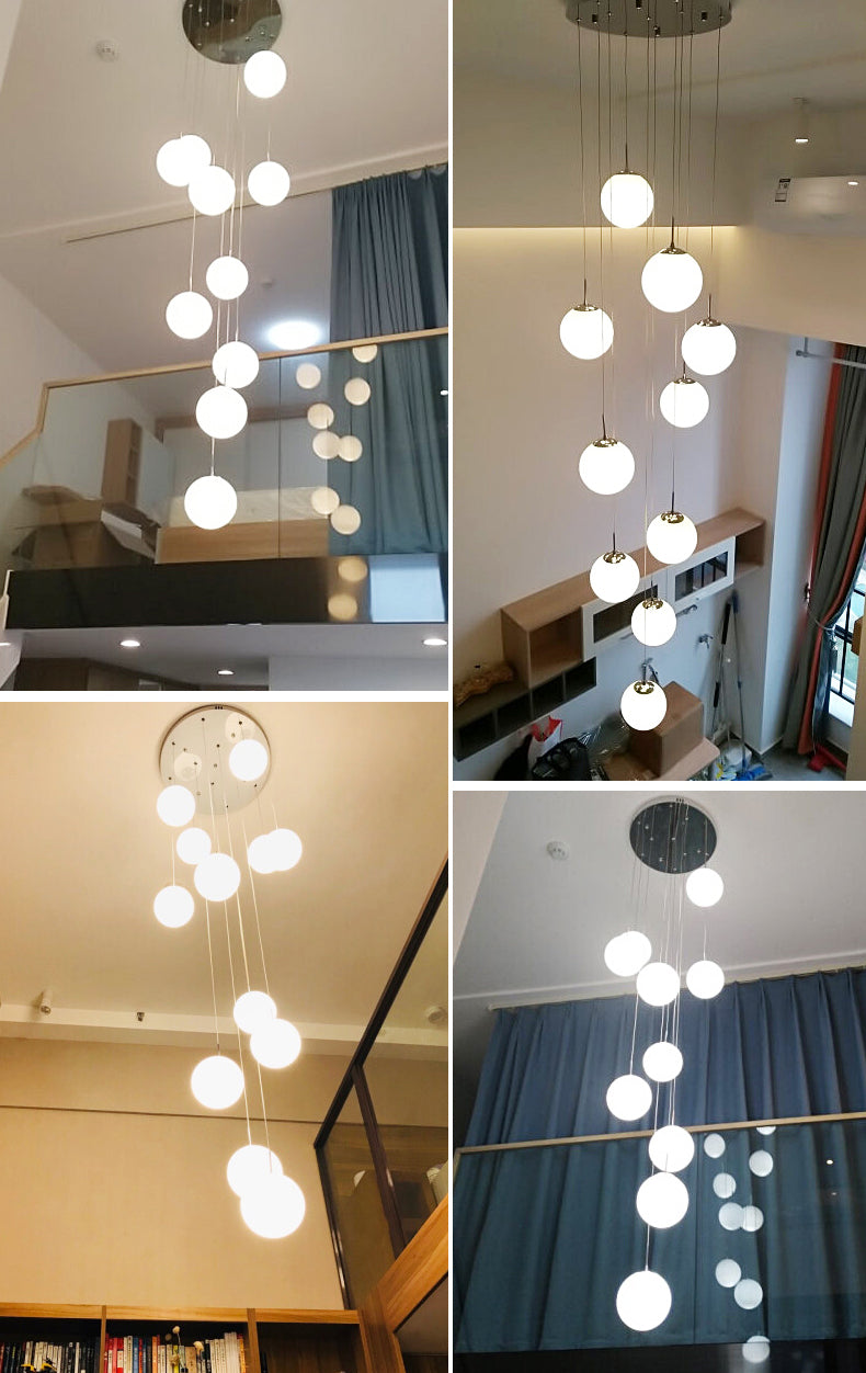 Modern foyer lighting