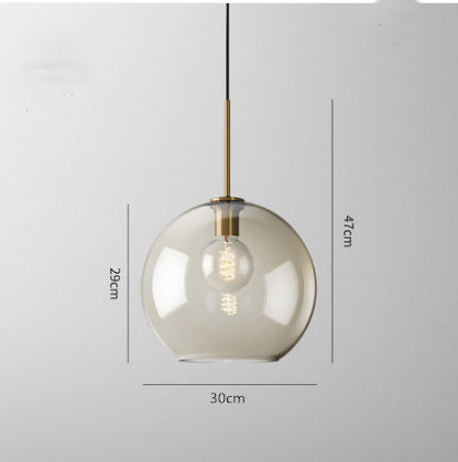 Goldfish Bowl Glass Chandelier