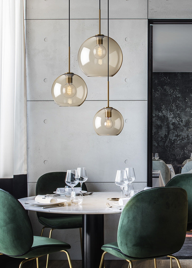 Goldfish Bowl Glass Chandelier