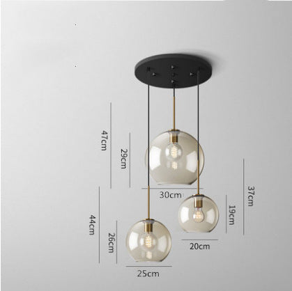 Goldfish Bowl Glass Chandelier