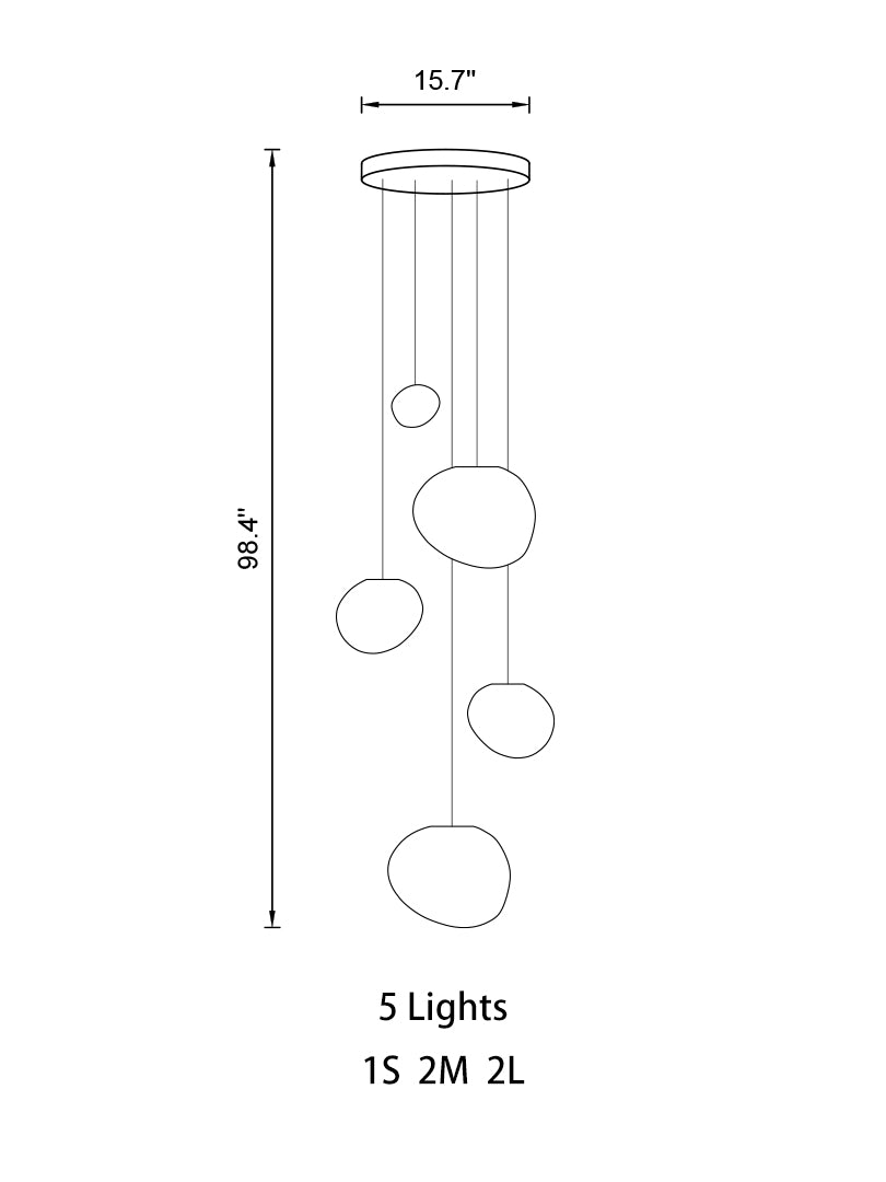 white pendant light fixture