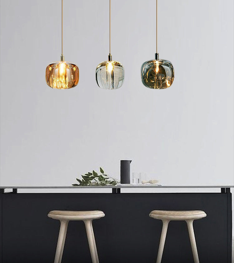 Gorgeous Glass Pendant Light | Organic Chrome LED | Aurorae