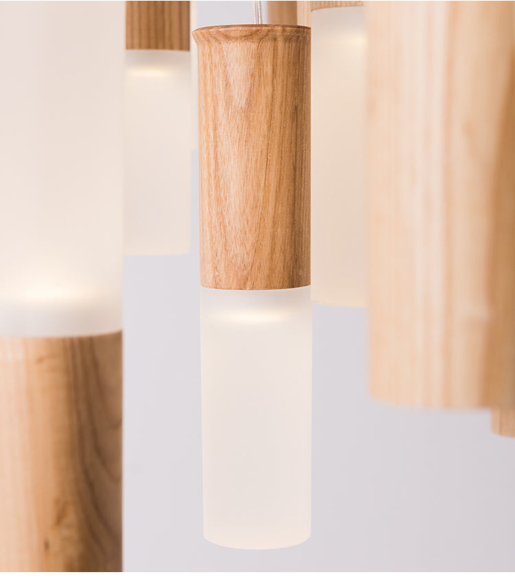 Grow Stick Pendant Light | Wooden LED Modern | Aurorae