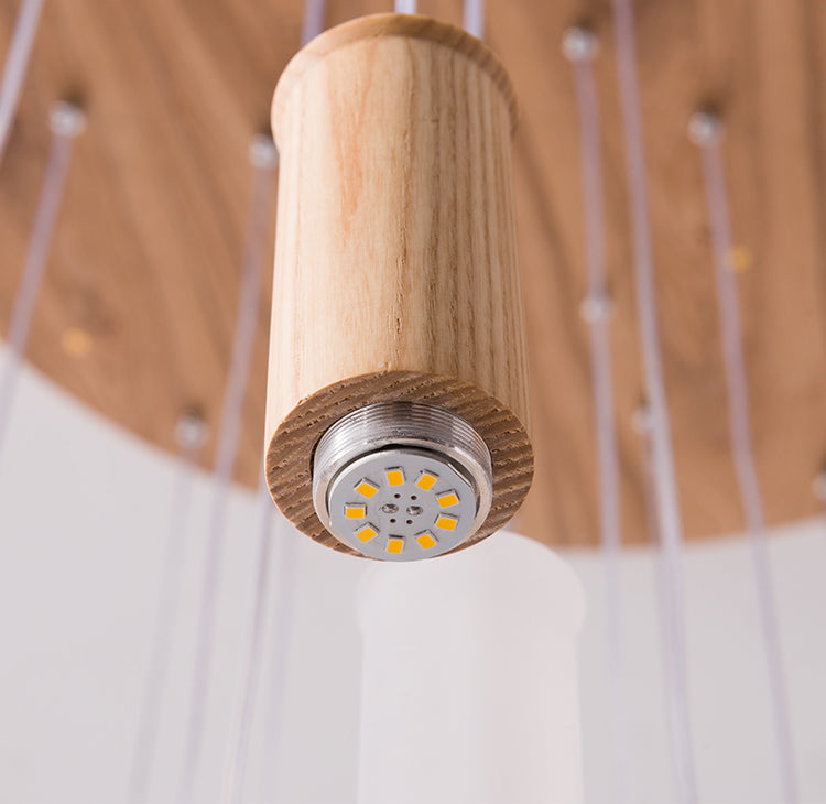 Grow Stick Pendant Light | Wooden LED Modern | Aurorae