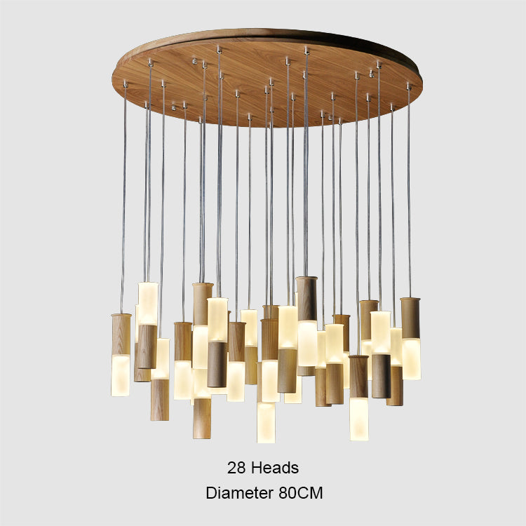 Grow Stick Pendant Light | Wooden LED Modern | Aurorae