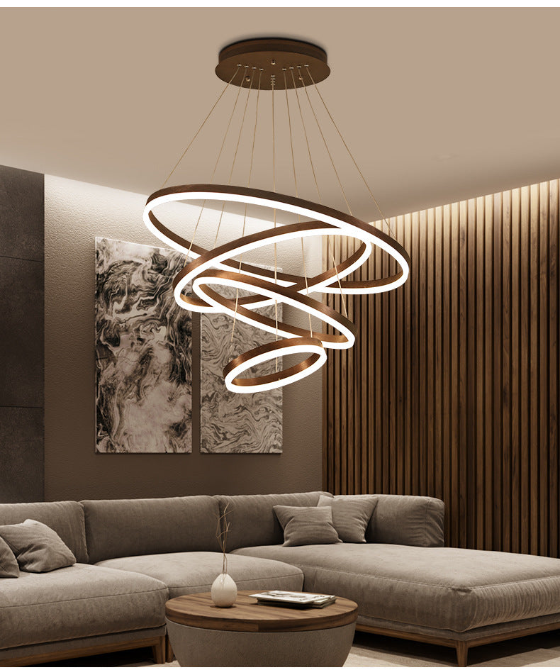 modern 2 story chandelier