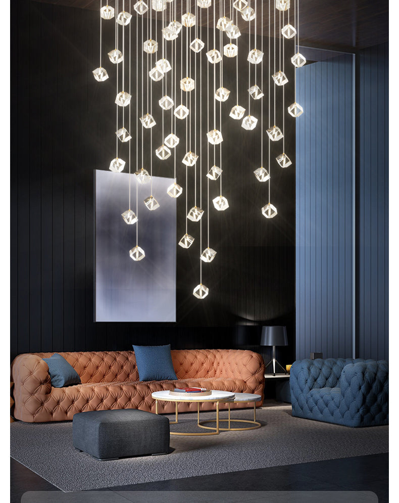 Irregular Crystal Pendant Lighting