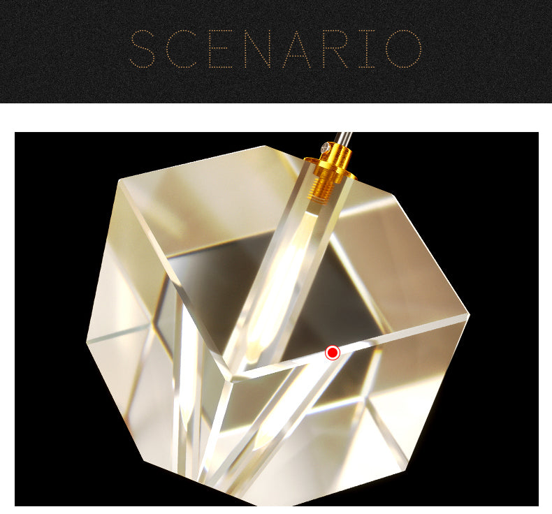 Irregular Crystal Pendant Lighting