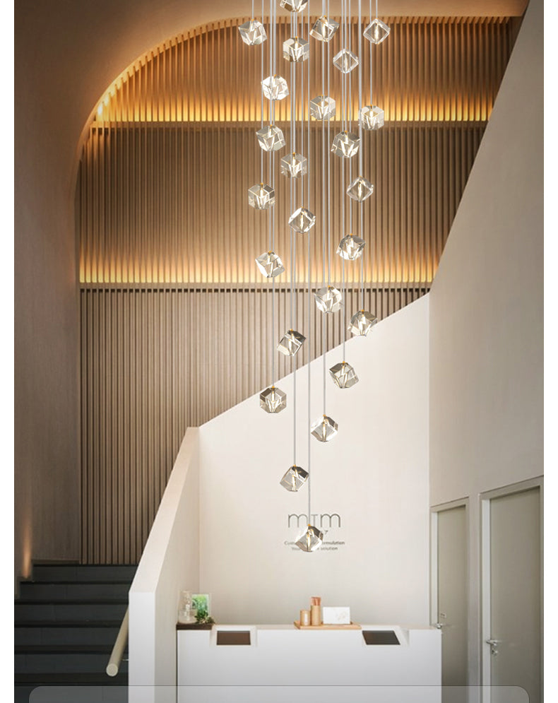 Irregular Crystal Pendant Lighting
