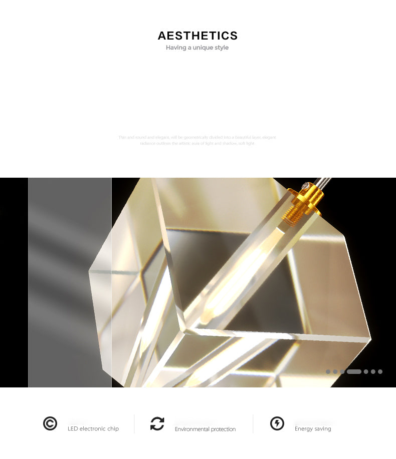 Irregular Crystal Pendant Light | Modern Abstract | Aurorae
