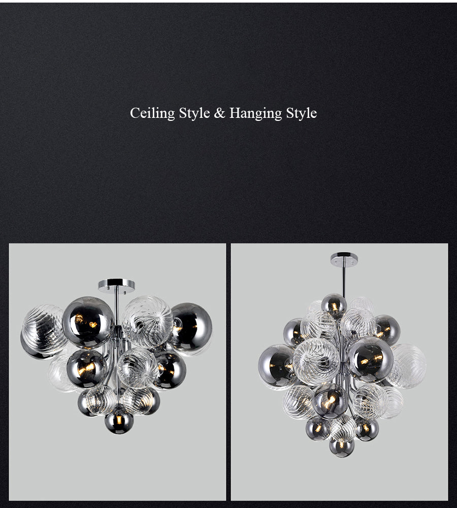 Comparison of two variants (19, 25 lights), highlighting customization options.
