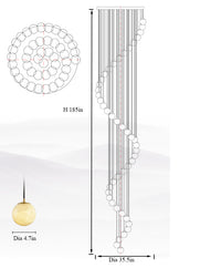 Thumbnail for Staircase lighting ideas chandeliers