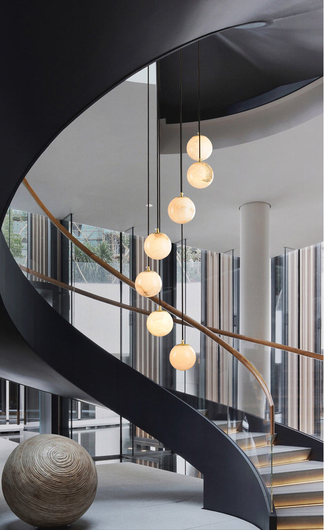 Modern staircase lighting